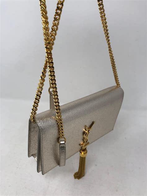 ysl bag silver|ysl silver chain bag.